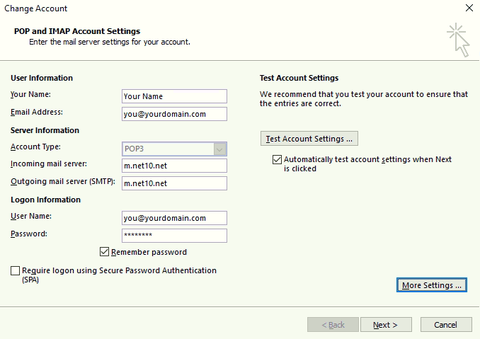 Account Settings