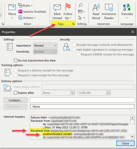 email headers email headers