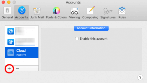 Add Account Screenshot