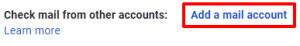 Gmail Add a mail account